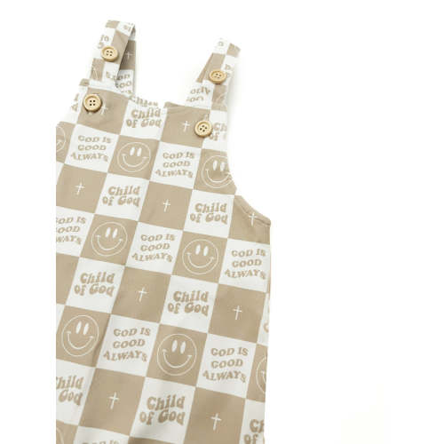 Child of God Checker Overalls – OUR HOUSE ABOVE
