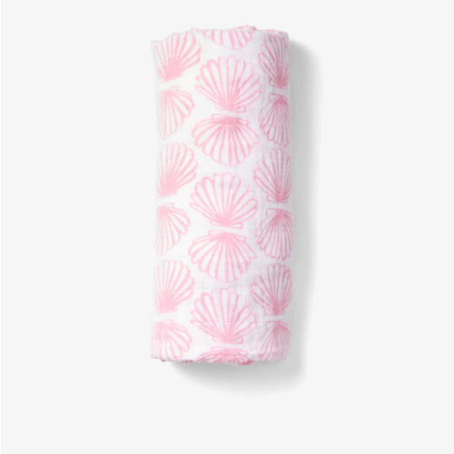 Swaddle - Scallop in Lilac | Lewis