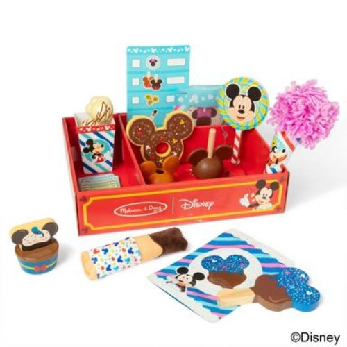 Melissa & Doug Disney Snacks & Popcorn Wooden Play Food Set - 24pc