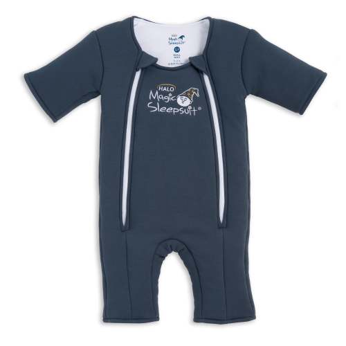 Navy Blue Baby Merlin’s Magic Sleepsuit – Premium 100% Cotton Baby Sleepwear