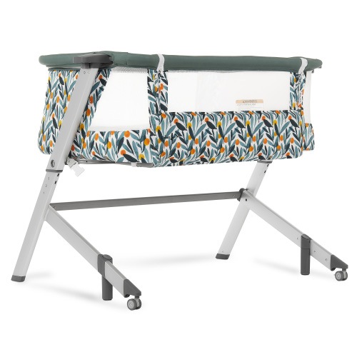 Dream On Me Skylar Baby Mattress Side Sleeper, JPMA Certified, Easy to Fold & Carry, Mellow Yellow