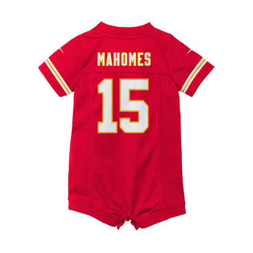 Patrick Mahomes Kansas City Chiefs Baby Red Nike Romper Football Jersey