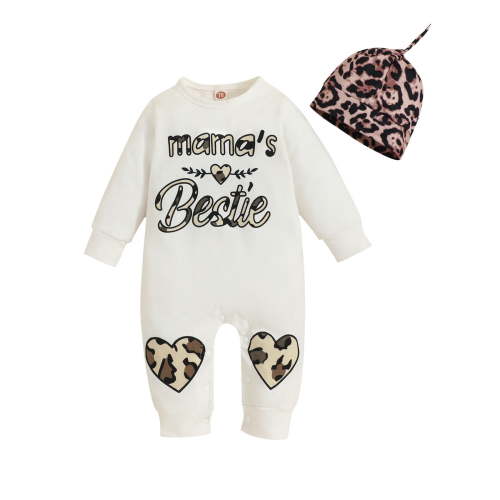 Summer Savings Clearance 2024! Itsun Rompers for Girls,Newborn Baby Girl Clothes Ruffle Long Sleeve Romper Fall Winter Outfit with Headband White 0-3 Months