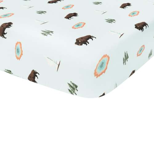 Kyte Baby Crib Sheet in Yellowstone