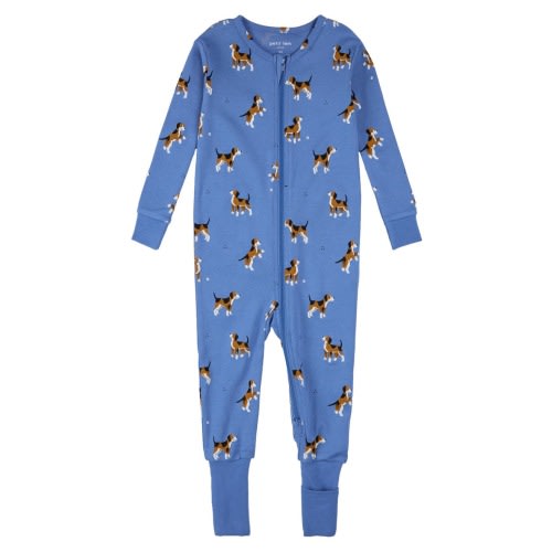 Fitted Convertible Organic Cotton One-Piece Pajamas