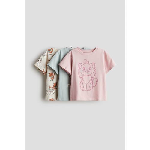 3-PACK PRINTED JERSEY TOPS