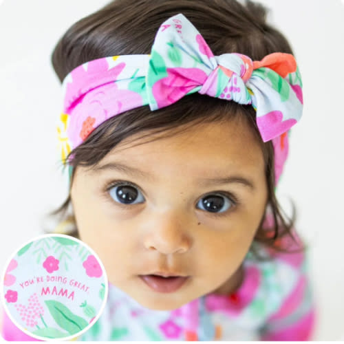 The SoftKnot Bow | Flower Power | Raising Mama