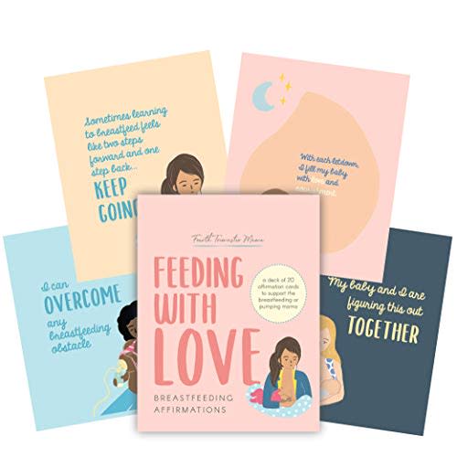 Fourth Trimester Mama Breastfeeding Affirmations - A Deck of 20 Supportive Affirmation Cards for Nursing and Pumping Moms