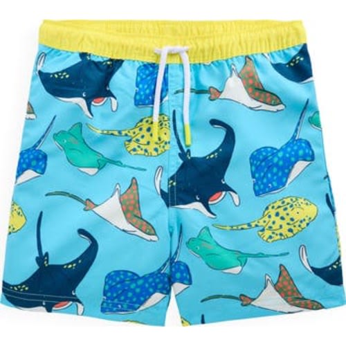 Kids' Stingray Print Swim Trunks, 2-3Y