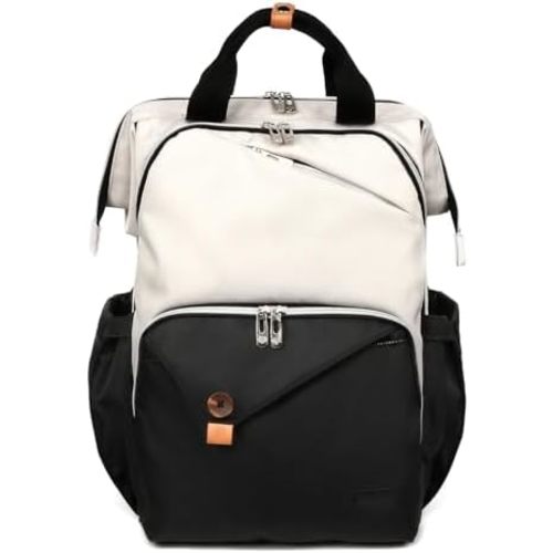 Hap Tim Baby Diaper Bag for Boys Girls, Large Backpack Diaper Bags with Double Compartments, Baby Registry Search Shower Gifts Stuff Newborn Must Haves(7340-BH)