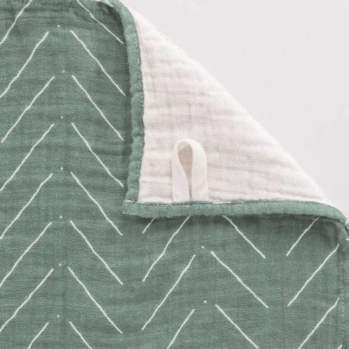 Itzy Ritzy Muslin Breastfeeding Boss Nursing Cover, Color: Sage Green