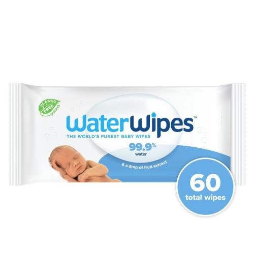 WaterWipes Biodegradable Baby Wipes 60 Pack
