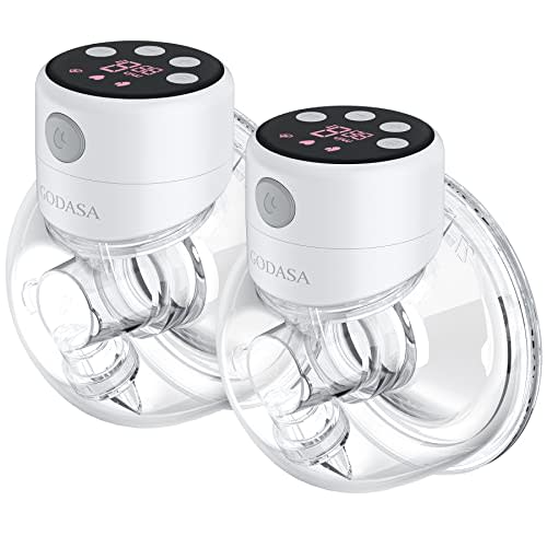 Breast Pump, Wearable Electric Breast Pump, Hands Free Breast Pump,Portable Breast Pump with 3 Modes & 12 Levels, LCD Display