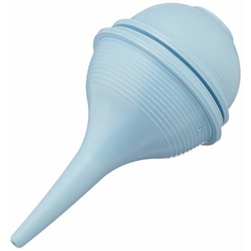 BoogieBulb Baby Nasal Aspirator and Booger Sucker for Newborns Toddlers & Adult - BPA Free - Blue 2 Ounce Bulb Syringe - Safe Nose Cleaner - Cleanable & Reusable Ear Syringe Nose Sucker - 2 Ounce (Newborn)