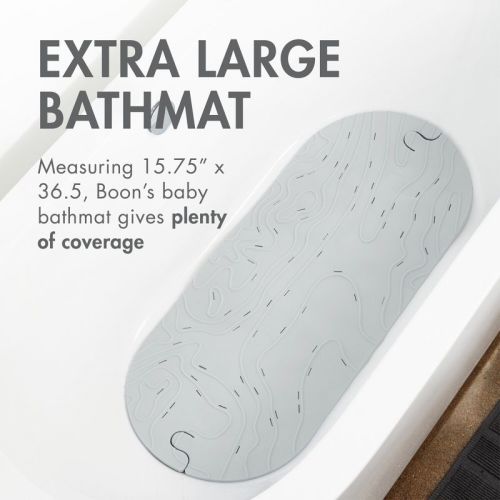 Boon RIPPLE Bathtub Mat - Gray Griffle