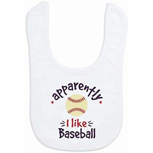 ChalkTalkSPORTS Baseball Baby & Infant Bibs | Soft Microfiber Baseball Baby Bibs