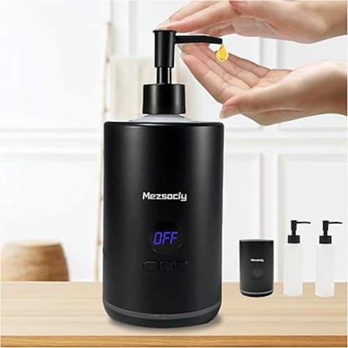 oil warmer for scented oil,massage Oil Warmer for Massage, lotion Oil Warmer, Body Oils Heater for Spa, Salon and Barber Shops, with Two Oil Bottle Dispenser, Constant Temperature, Black