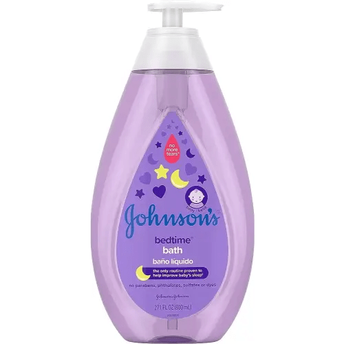Johnson's Bedtime Baby Bath with Soothing NaturalCalm Aromas, Hypoallergenic & Tear Free Formula, 27.1 fl. oz