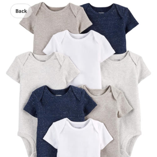Simple Joys by Carter's Unisex-Baby 8-Pack Short-Sleeve Bodysuit