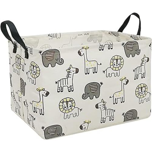 Baby Gift Storage Basket Collapsible Nursery hamper Organizer Bin Waterproof Toy Box for Organizing Home/Dorm/Kitchen/Pet/Office/Closet/Shelf/Room decor