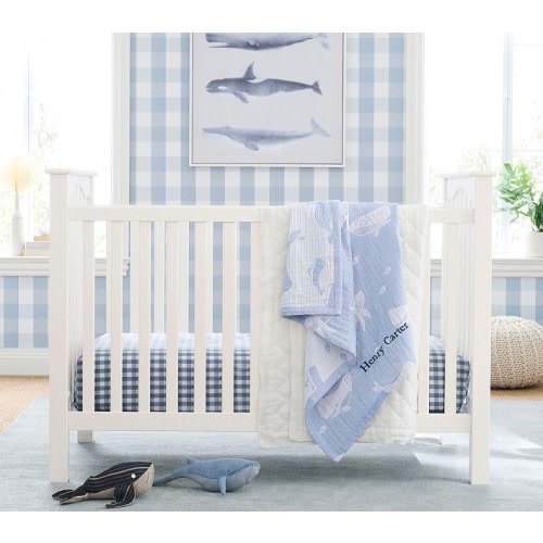 Kendall Low-Profile Convertible Baby Crib | Pottery Barn Kids