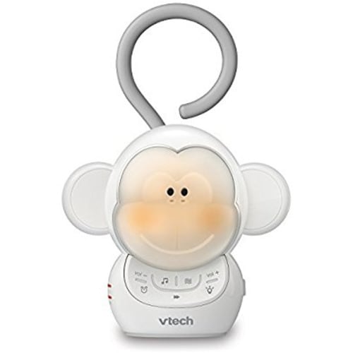 VTech BC8211 Myla The Monkey Baby Sleep Soother with a White Noise Sound Machine Featuring 5 Soft Ambient Sounds, 5 Calming Melodies & Soft-Glow Night Light