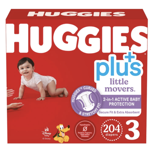 Size 4: Huggies Plus Diapers