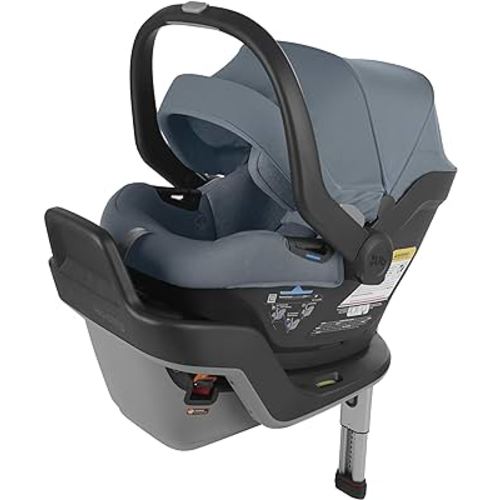 UPPAbaby Mesa Max Infant Car Seat | Base with Load Leg | Gregory (Blue Mélange)
