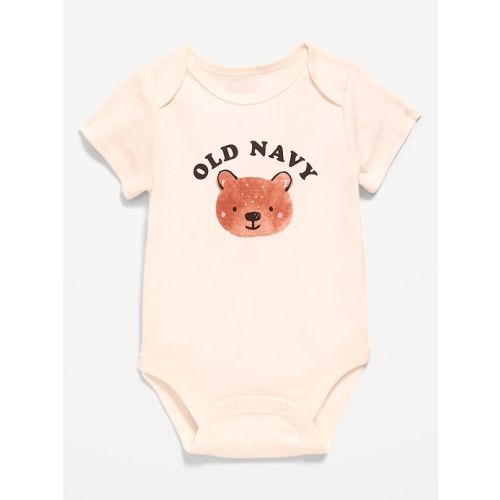 Short-Sleeve Logo-Graphic Bodysuit for Baby