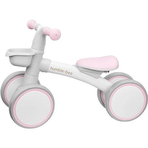 Baby Balance Bike for 12-24 Months Old Boys Girls,1 Year Old Boys Girls Toddler Balance Bike with Adjustable Seat, First Birthday Gifts, Pink