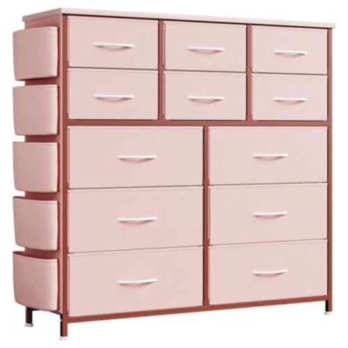 12 Drawer Dresser for for Bedroom, Fabric Dressers & Chest of Drawers