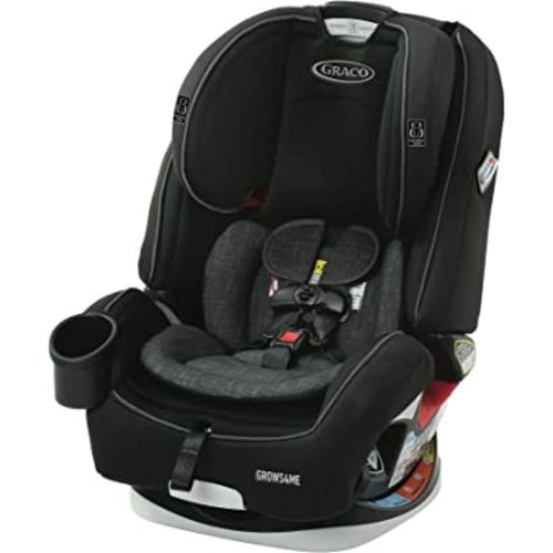 Graco Grows4Me 4-in-1 Car Seat, Convertible Infant to Toddler Car Seat and Booster, West Point Design, for 10 Years of Safe, Comfortable Journeys