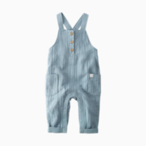 Carter's Little Planet Organic Cotton Gauze Overalls in Blue Creek - Blue, 3-6 M