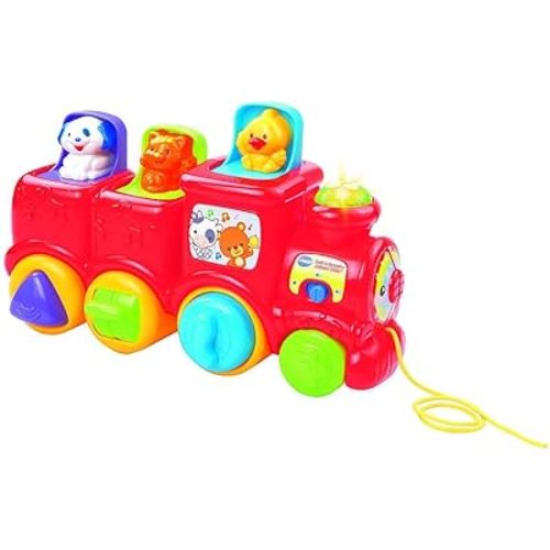VTech Roll & Surprise Animal Train , Red, 6-36 months