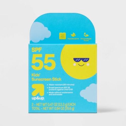Kid's Sport Sunscreen Stick - Spf 55 - 0.47oz/2pk - Up&up™
