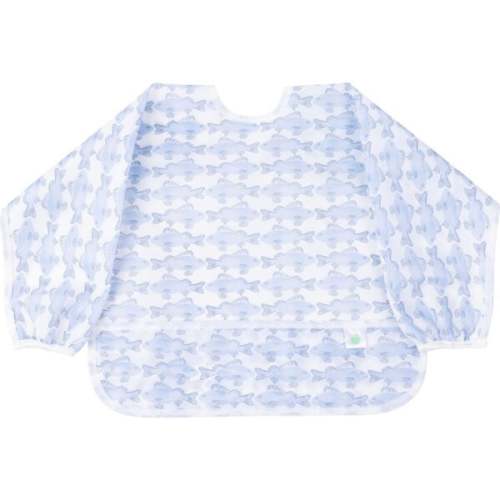 The Cover Everything Infant Bib, Fish - Apple of My Isla | Maisonette
