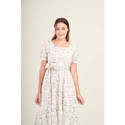Versa Everywhere Dress with Nursing Zippers in Sweet Wildflowers