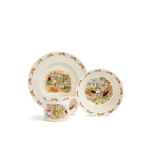 Royal Doulton Bunnykins Childrens Bowl, Plate & Mug, 3 Piece Set | David Jones