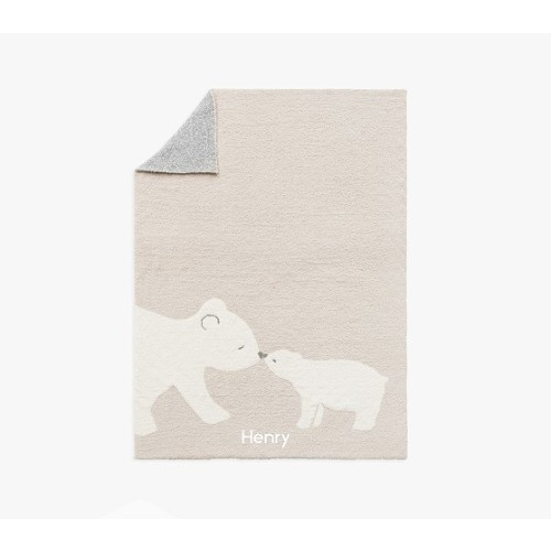 Fuzzy Bear Baby Blanket | Pottery Barn Kids