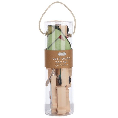 Mud Pie Baby Boys Wooden Golf Toy 11-Piece Set