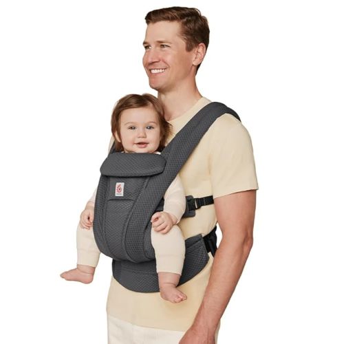 Ergobaby Omni Deluxe Baby Carrier, Mesh, Graphite Grey