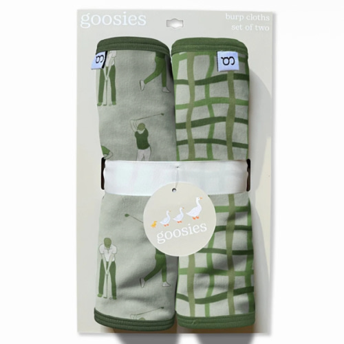 Golf Burp Cloth Set