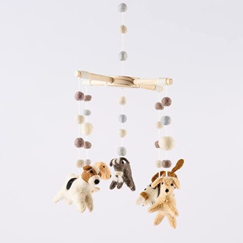 Mud Pie Baby Nursery Puppy Mobile