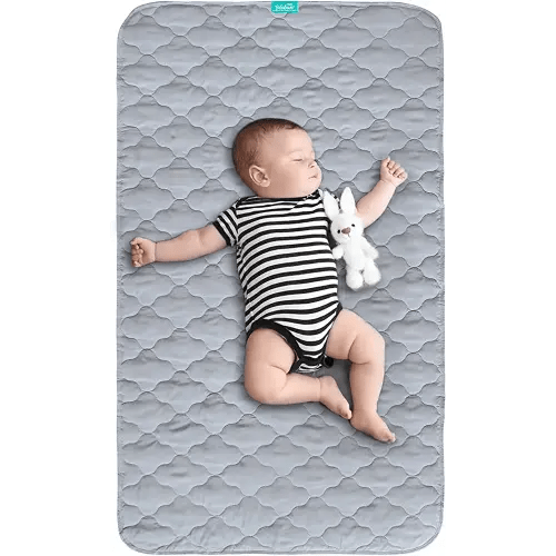 2 Pack Waterproof Crib Mattress Protector Pad 28" x 52",Anti Slip & Durable Waterproof Pad Mat for Baby Standard Crib/Bed Pads
