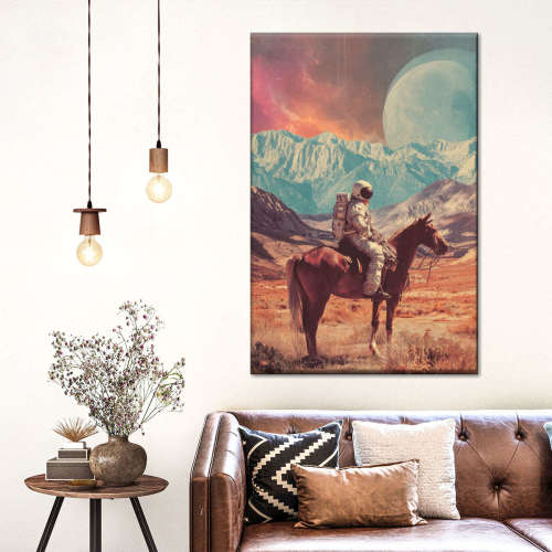 Astro Cowboy Wall Art