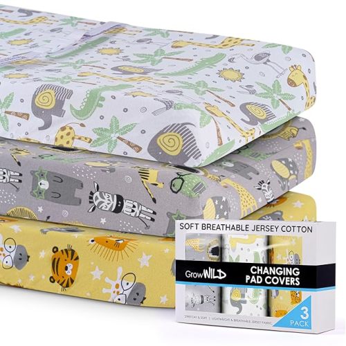 BreathableBaby Breathable Mesh Liner for Full-Size Cribs, Classic 3mm Mesh,  Safari Fun Too (Size 4FS Covers 3 or 4 Sides)