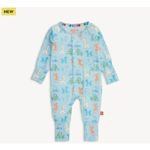 Magnetic Me Coverall - Blue Party Animals Glow In The Dark