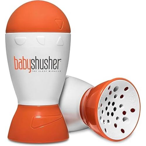 Baby Shusher Portable Sound Machine - White Noise Sound Machine, Baby Soother for Sleeping, Newborn Essentials for Crib, Battery Operated Hush, Travel Friendly - 1 Count