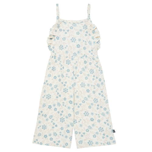 Modern Moments by Gerber Toddler Girl Ruffle Wide Leg Romper, Sizes 12 Months - 5T