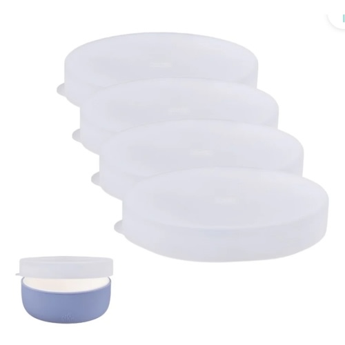 Porcelain Bowl Silicone Lids